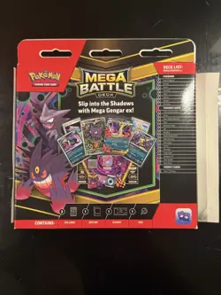 Pokemon TCG: Mega Battle Deck Mega Gengar EX - OPENED/NO HAUNTER PROMO - Image 2