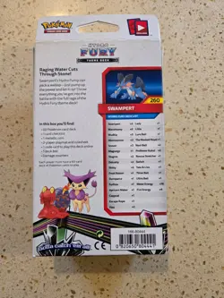 Pokemon Celestial Storm Hydro Fury Deck Box - New - Image 2