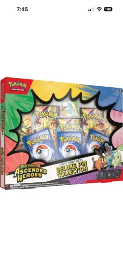 Pokemon TCG Ascended Heroes First Partners Deluxe Pin Collection Presale - Image 1