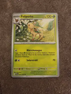 Folipurba TWM 011 /167 Maskerade im Zwielicht - Leafeon - Pokemon Karte deutsch - Image 1