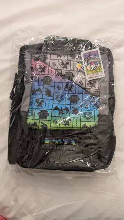 Pokemon Center EUIC 2026 London Exclusive Mega Evolutions BACKPACK NEW SEALED - Image 1