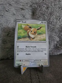 Evoli MEW 133 / 165 - Set 151 - Pokemon Karte - Eevee NM -Deutsch - Image 1