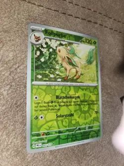 R holo Folipurba PRE 005 / 131 Prismatische Entwicklungen Leafeon pokemon karte - Image 1