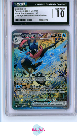 GRENINJA EX BLCK STR PROMOS SVP DE SPECI4L ILL COLL (HOLO) 132 POKEMON CGC 10 - Image 1
