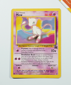 Pokemon Mew #8 Wizards Black Star Promo English Non Holo - Image 1