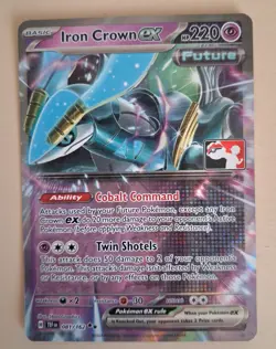 Pokemon TCG Iron Crown ex 081/162 Temporal Forces Double Rare NM/M - Pack Fresh - Image 1