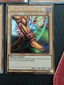 Exodia The Forbidden One Full Set Of 5 Yugioh TCG Master Collection Volume 1 - Image 4