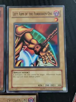 Exodia The Forbidden One Full Set Of 5 Yugioh TCG Master Collection Volume 1 - Image 5