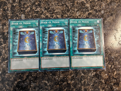 Yugioh 3x Book of Moon - Playset - YS17/YS16 - 1st Ed. Common - LP - Image 1
