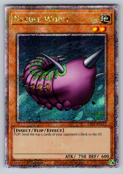 Needle Worm Yugioh RA04-EN112 Quarter Century Secret Rare QCR NM - Image 1