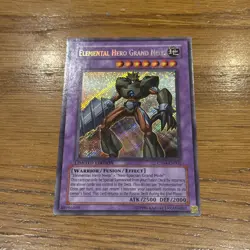 Yu-Gi-Oh! TCG Elemental Hero Grand Neos CT04-EN001 Secret Rare Limited Edition - Image 1