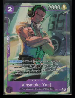 Vinsmoke Yonji (OP06-066) (Full Art) OP06-066 One Piece NM - Image 1