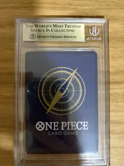 One Piece Card Game Smoker Navy P-025 Pre Release Winner Card BGS 10 - Image 2