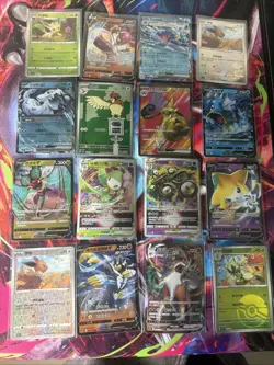 Pokemon 16 Card Lot nm V Max Mega Amazing Ex HOLO Rare Hits Only F49 - Image 1