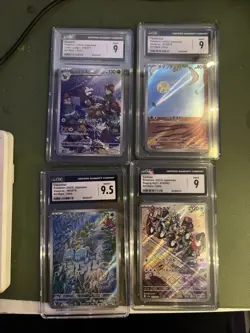 4 graded pokemon cards - Image 1