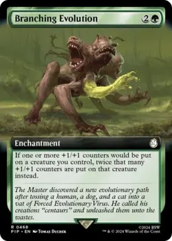 Branching Evolution (Extended Art) -Foil Light Play MTG - Image 1