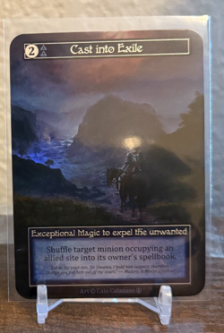 Sorcery: Contested Realm - Arthurian Legends - Cast into Exile Foil NM - Image 1