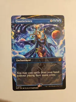 Omniscience (Anime Borderless) Wilds of Eldraine: Enchanting Tales Regular - Image 1