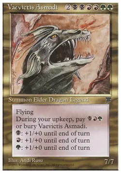 1 x Vaevictis Asmadi - Chronicles - Light Play - MTG - Image 1