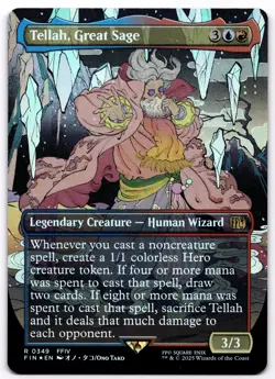 Tellah, Great Sage (Borderless) Foil R FINAL FANTASY 349 NM FIN - Image 1