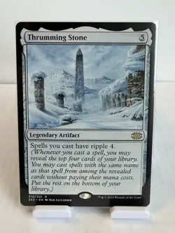 MTG Thrumming Stone Legendary Artifact Rare Double Masters 2022 Regular #315 - Image 1