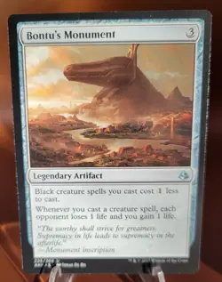Bontu's Monument x1 MTG Amonkhet Magic Light Play LP English - Image 1