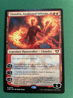 2023 - Chandra, Awakened Inferno - 85 Commander Masters - MTG Magic - Mythic - Image 1