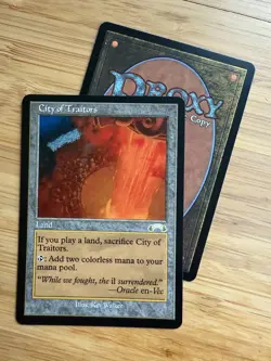 City of Traitors MTG sticker cEDH - Image 1