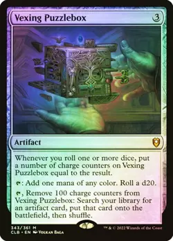 NM Foil Vexing Puzzlebox, MTG, Baldur's Gate, Magic the Gathering, 343 - Image 1