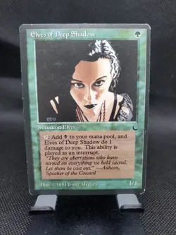 Elves of Deep Shadow - MTG - The Dark - Magic: The Gathering MP - HP - Image 1