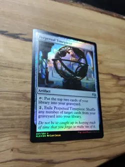 Perpetual Timepiece Foil - Kaladesh #227 MTG Magic The Gathering Slight Play - Image 5