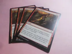 Blur of Blades x4 MTG Hour of Devastation Red Common Instant NM - Image 1