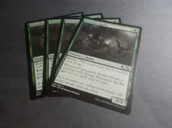 Netcaster Spider x4 MTG Core Set 2020 Green Common Creature NM - Image 1