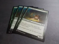 Ferocious Pup x4 MTG Core Set 2020 Green Common Creature NM - Image 1