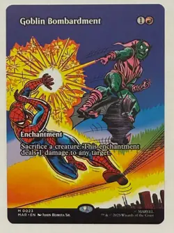 Goblin Bombardment Borderless - Mythic - Marvel Universe Eternal-Legal MTG - Image 1