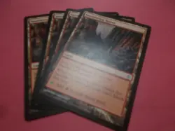 Smoldering Spires x4 MTG Worldwake Common Red Land NM - Image 1