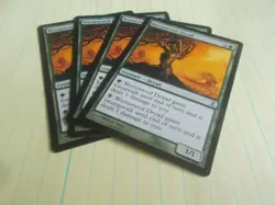 Wormwood Dryad x4 MTG Time Spiral Green Common Creature LP - Image 1