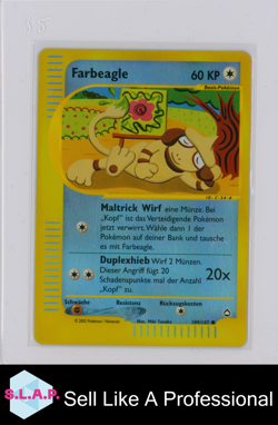FARBEAGLE POKEMON 109/147 2002 AQUAPOLIS REVERSE FOIL GERMAN - Image 1