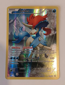Pokemon 2016 Keldeo XY118 XY Mythical Collection Full Art Promo Holo - Image 1