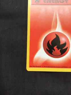 Pokemon Cards: Base Set 1st Edition Common: Fire Energy 98/102 - Image 5