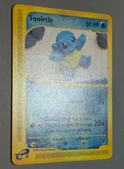 Squirtle # 131/165 Common Expedition Basis-Set 2002 Pokemon EN Near Mint Vintage - Image 2