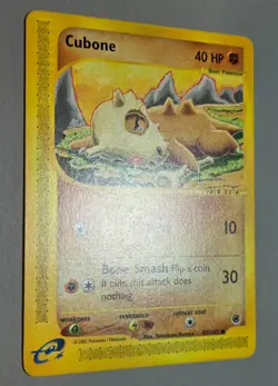 Cubone # 103/165 Common Expedition Basis-Set 2002 Pokemon EN N.Mint-Mint Vintage - Image 2