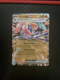 GRENINJA EX 106/167 TWILIGHT MASQUERADE POKEMON (DOUBLE RARE, NM) - Image 1