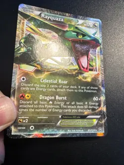 Rayquaza EX 85/124 Holo Ultra Rare Pokemon Dragons Exalted DRX 2012 EXC English - Image 3