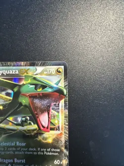 Rayquaza EX 85/124 Holo Ultra Rare Pokemon Dragons Exalted DRX 2012 EXC English - Image 5