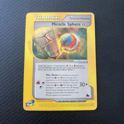 2003 Pokemon e-Series Skyridge 129/144 Miracle Sphere Alpha - Image 1