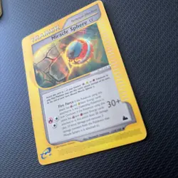 2003 Pokemon e-Series Skyridge 129/144 Miracle Sphere Alpha - Image 3