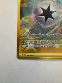 Capture Energy (Secret) 201/189 Secret Rare Holo Pokemon Free Shipping! Jd - Image 5