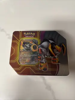 Pokemon TCG: Paradox Destinies Iron Boulder ex Tin New Sealed 5 Booster 1 Promo - Image 1