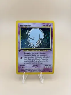 Pokemon Neo Discovery Wobbuffet 16/75 Holo Rare 1st Edition - Image 1